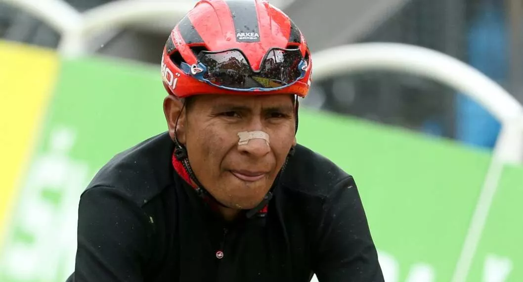 Foto de Nairo Quintana, en nota de Nairo Quintana, descalificado en Tour, aún tiene pendiente para Vuelta a España.