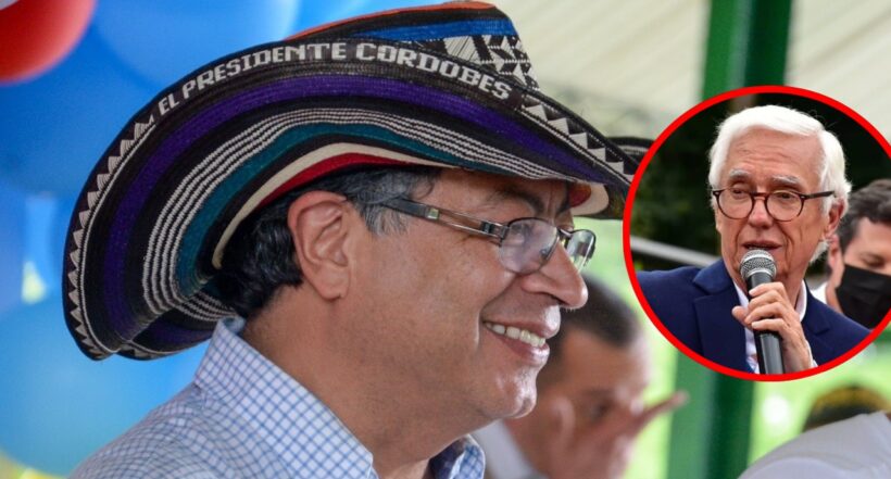 El presidente Gustavo Petro y el exsenador Jorge Robledo.