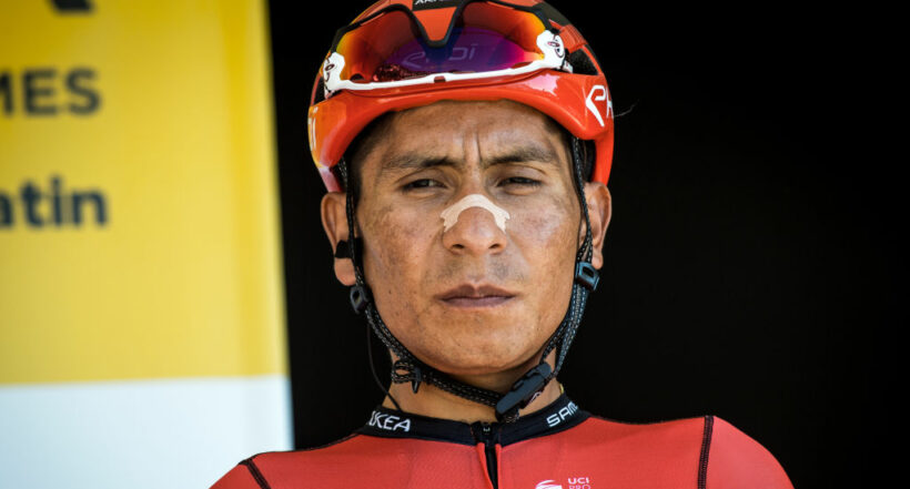 Nairo Quintana, descalificado del Tour de Francia por presunto uso de Tramadol.