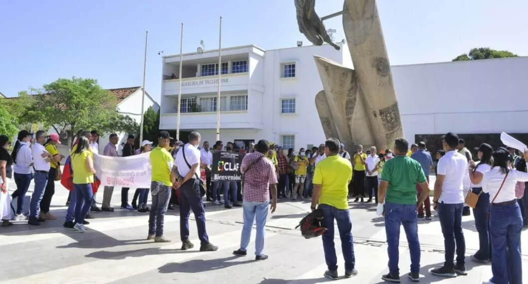 Protestas en Valledupar por presuntas irregularidades en concurso de méritos