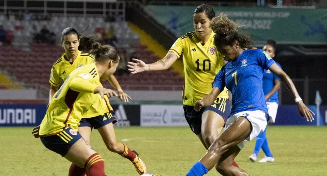 Colombia eliminada contra Brasil del Mundial Femenino Sub-20