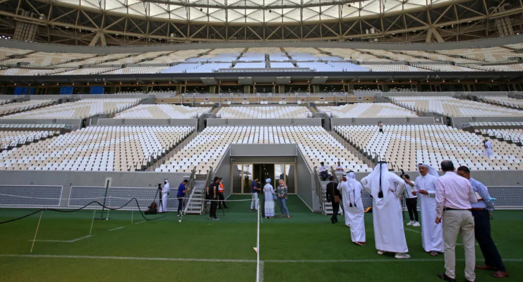 Foto de un estadio de Catar para la nota de la venta de entradas al Mundial de Catar 2022.