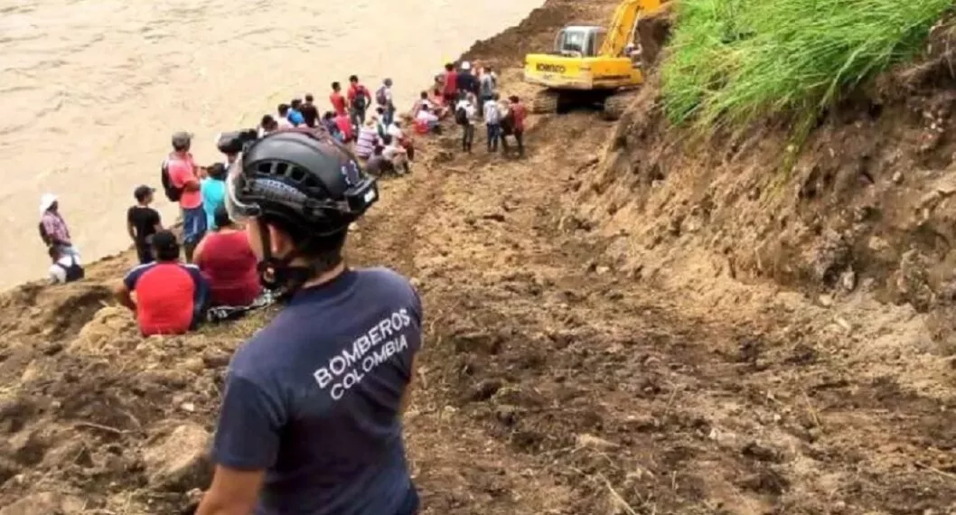 Imagen que ilustra las inundaciones en Colombia. 