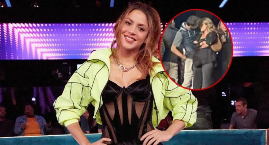 Foto de Shakira a propósito de su reacción al beso de Gerard Piqué y su nueva novia.
