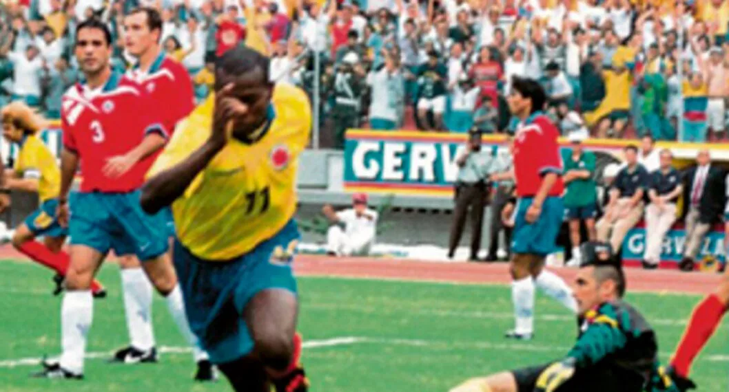 Cual fue el mejor partido del 'Tino' Asprilla con la Selección Colombia 