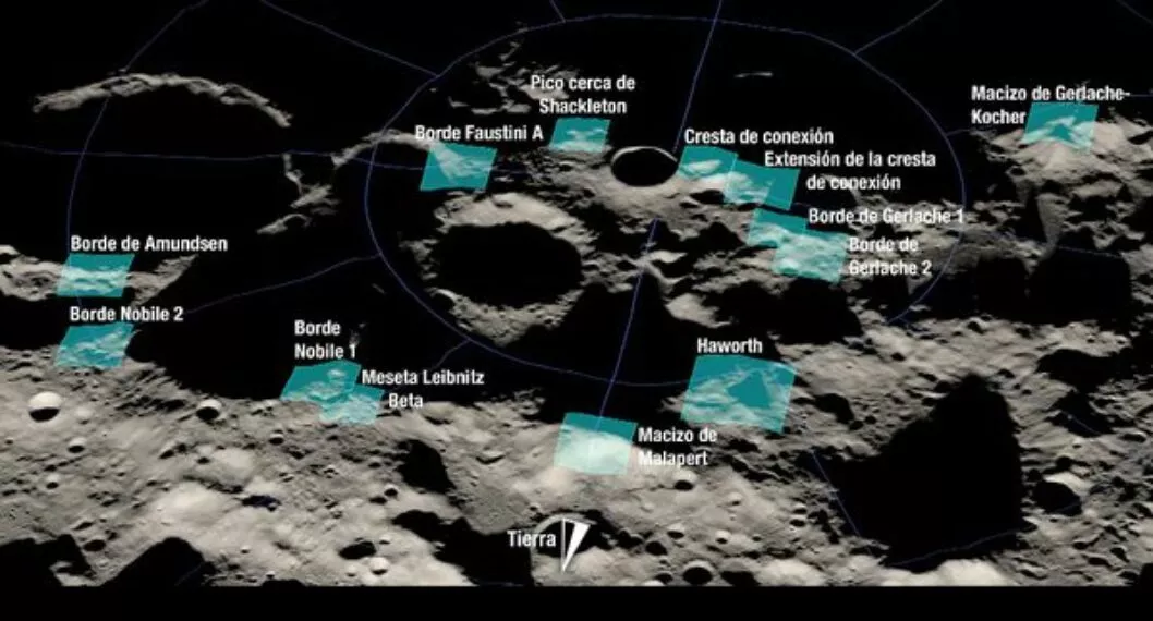 ¿Cuáles son las zonas de la Luna que pisará por primera vez una mujer?, la NASA da pistas