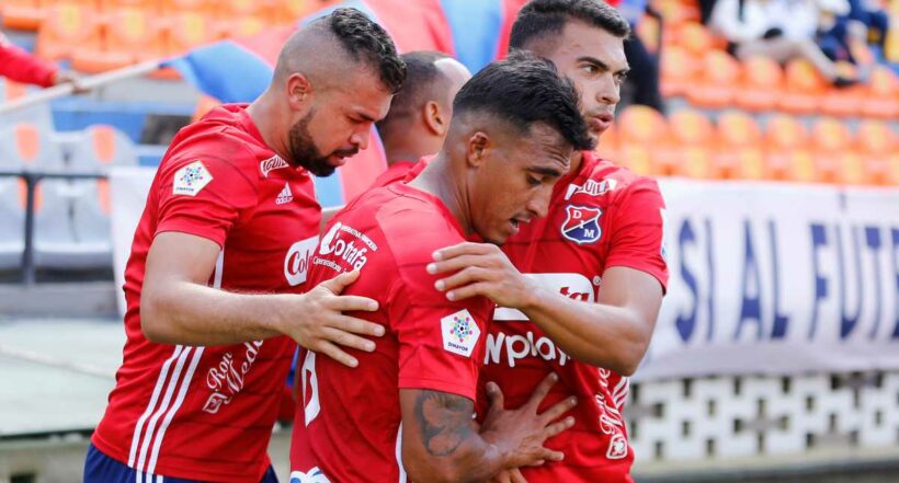 Imagen de los jugadores de Copa BetPlay, a propósito que el Medellín no tendrá a Felipe Pardo para enfrentar a Millonarios