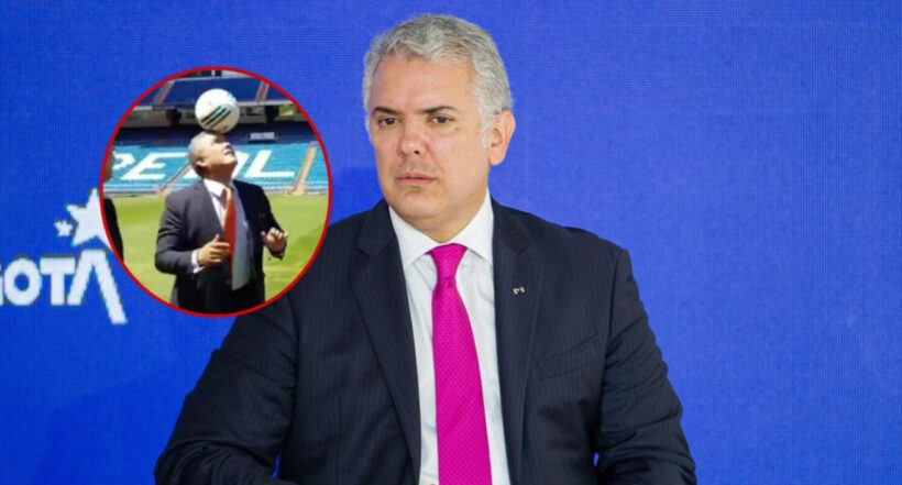 Foto del expresidente Iván Duque en nota del puesto que tendrá en la Fifa.