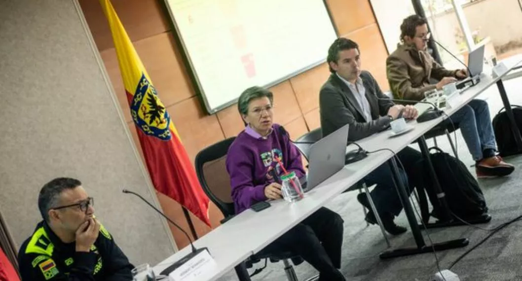 Imagen de Claudia López que habló en Consejo de Seguridad de Bogotá y mencionó crímenes