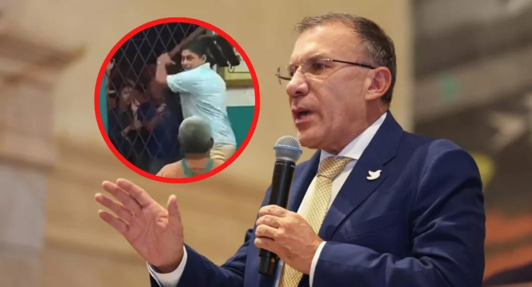 Roy Barreras viralizó un video que muestra la agresión de un hombre a un anciano, pero el caso no ocurrió en Colombia, sino en Venezuela.