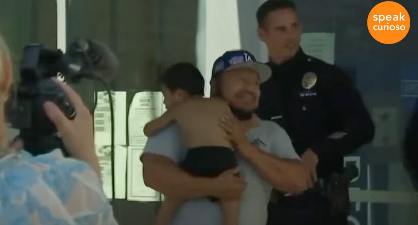 Imagen del Policía que le salvó la vida a un niño que estaba convulsionando en una estación