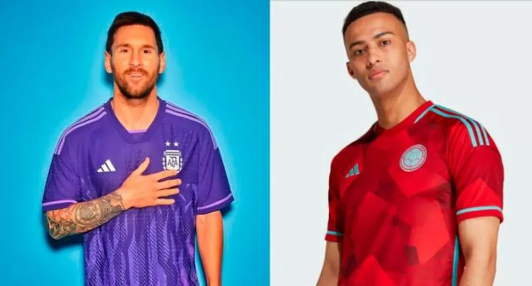 Duelo entre la camiseta roja de Colombia y la violeta de Argentina ¿Cuál gana?  