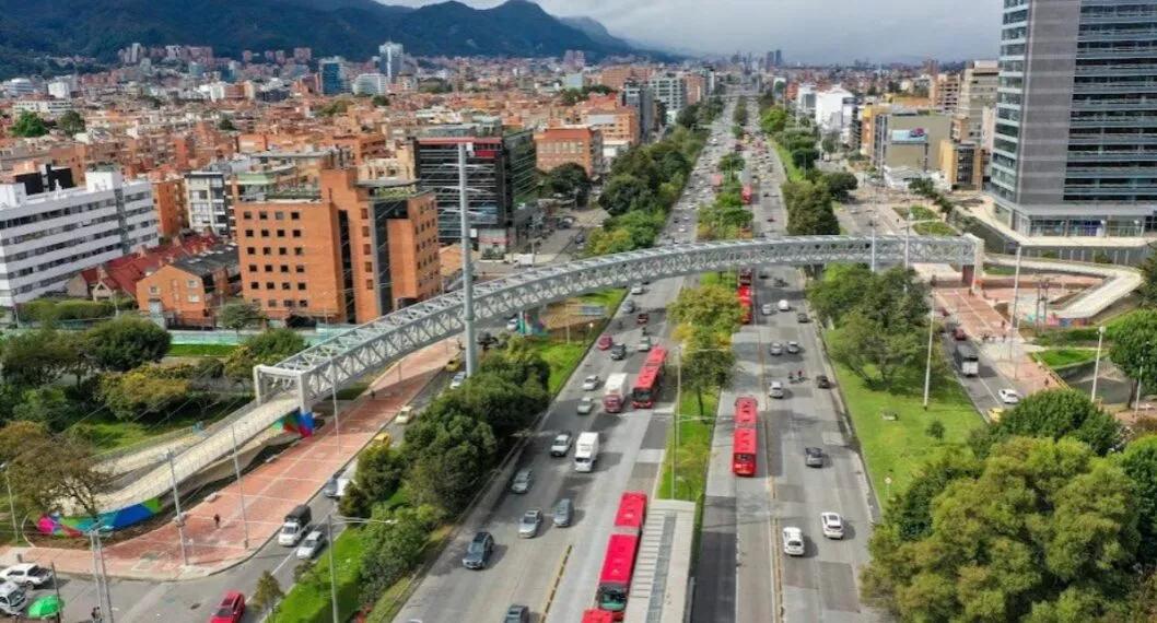 Imagen de la capital a propósito del pico y placa en Bogotá para hoy miércoles 31 de agosto y cómo sacar su carro