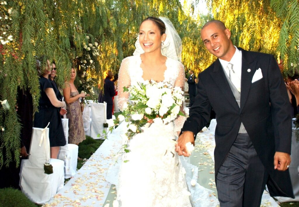 Boda de JLo con su segundo esposo, Cris Judd/ Getty Images