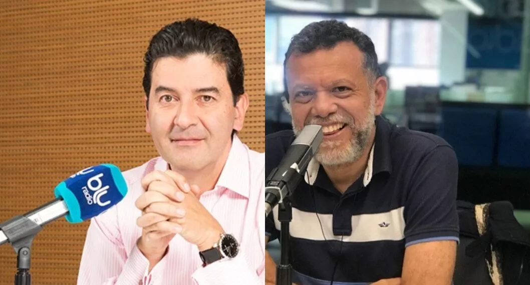 Néstor Morales, de Blu Radio, bromeó en vivo con el padre Alberto Linero