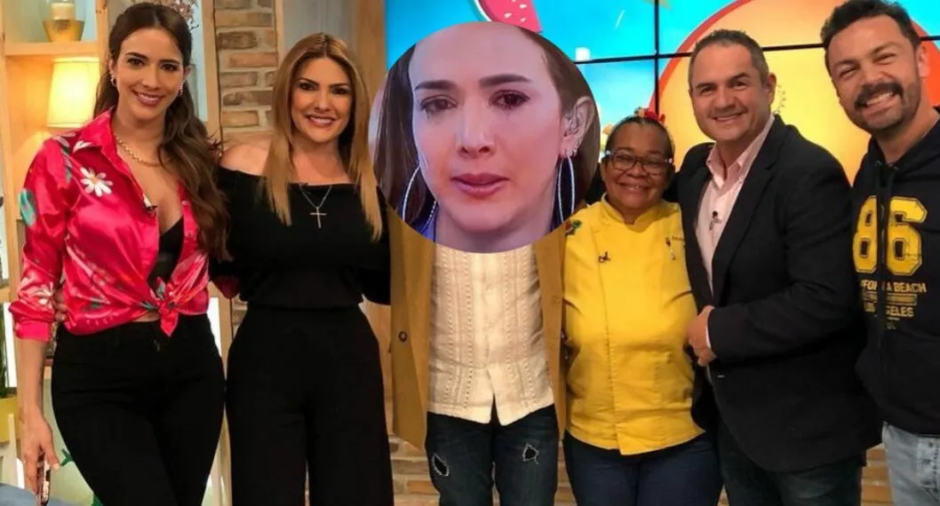 Foto de presentadores de Buen día, Colombia, en nota de Retiro de presentadora de Buen día, Colombia (RCN) debido a un accidente (video).