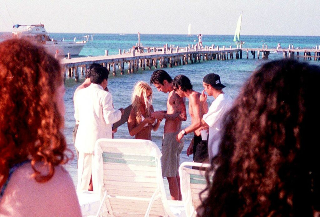 Pamela Anderson y Tommy Lee se casaron en Cancún./ Getty Images