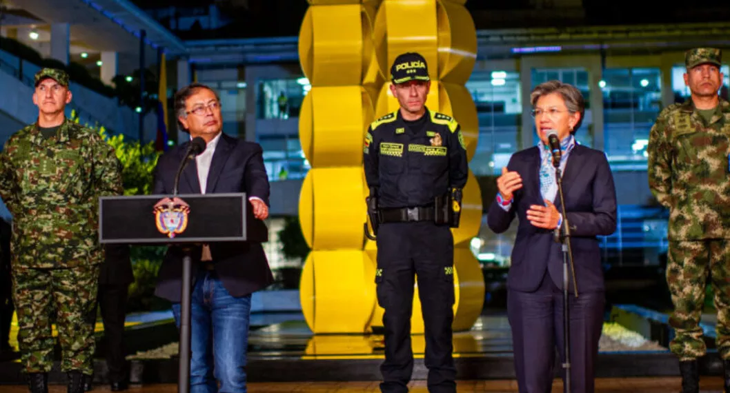 Gustavo Petro compra discurso de Claudia López sobre seguridad en Bogotá: "ciudad menos violenta"