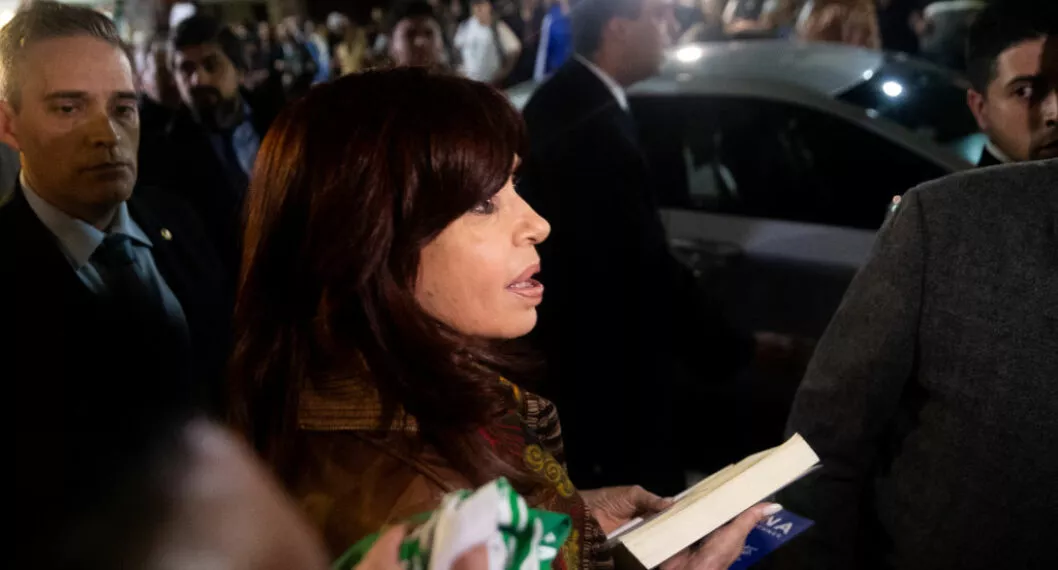 Cristina Fernández de Kirchner, vicepresidenta argentina que sufrió un intento de asesinato la noche del jueves primero de septiembre del 2022.