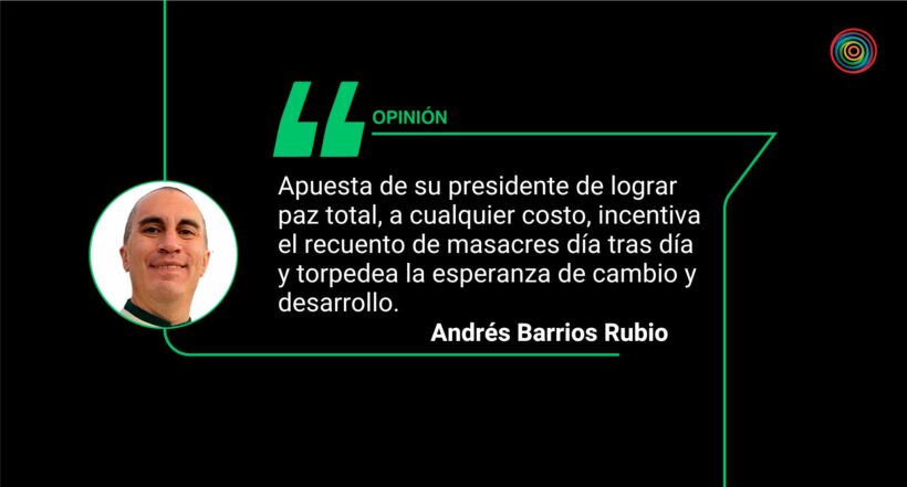Impunidad, columna de opinión de Andrés Barrios Rubio