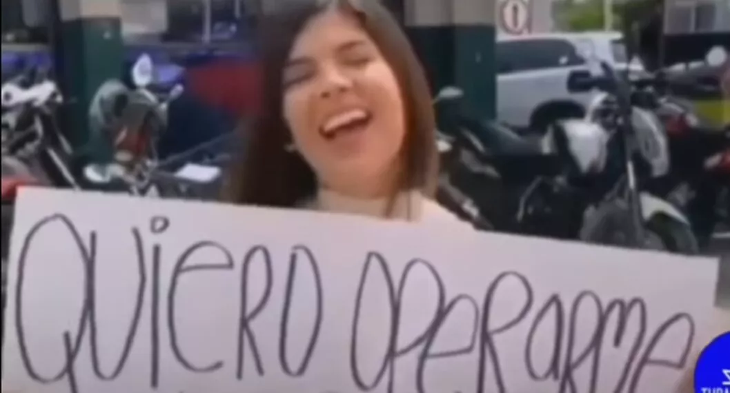 Mujer en Barranquilla pidió plata en la calle para operarse (video)
