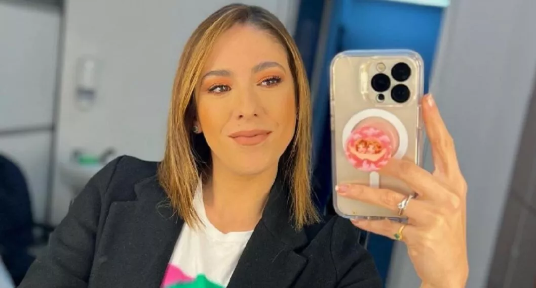 Juanita Gómez, presentadora que renunció Noticias Caracol para irse a trabajar a Semana, como Juan Diego Alvira.