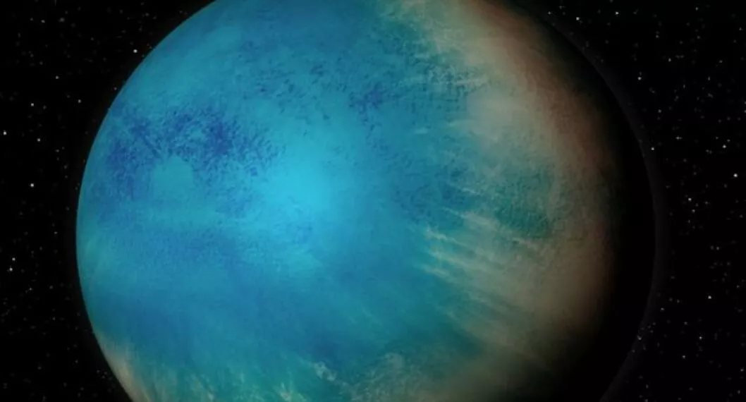 Descubren un planeta que podría estar cubierto completamente por agua
