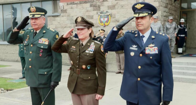 La jefa del Comando Sur de EE. UU., Laura Richardson, en Colombia.