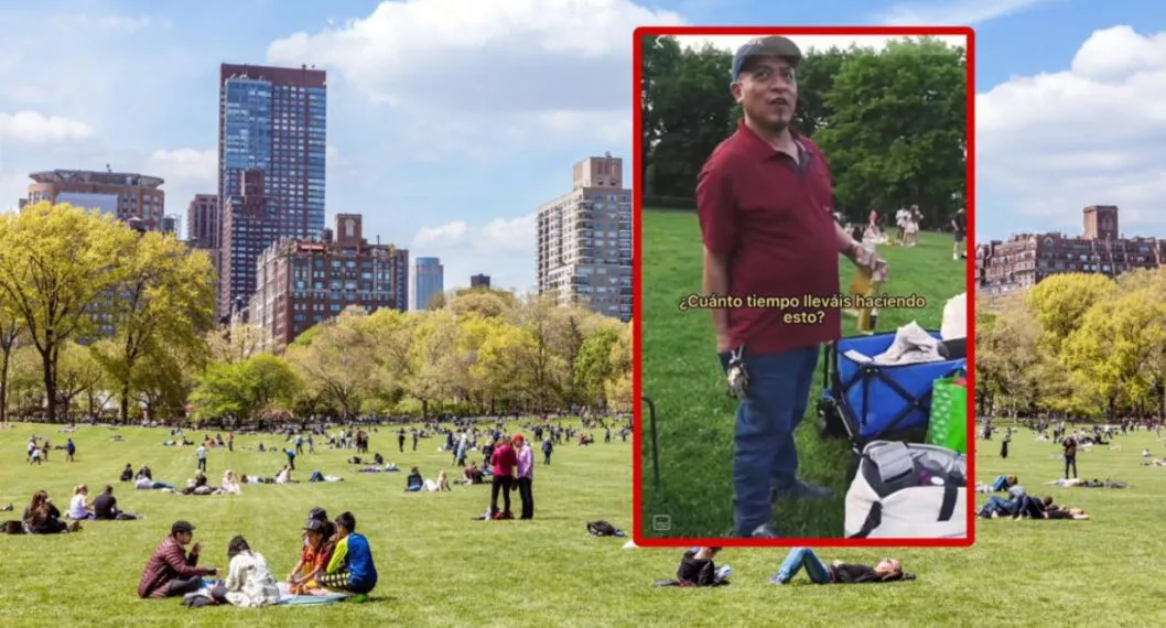 Foto del Central Park, a propósito del hombre que gana cerca de $ 22 millones vendiendo bebidas.