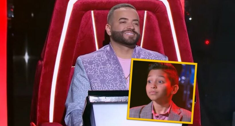 La voz kids de hoy: Nacho ayudó a su participante Adriel a superar sus inseguridades sobre el escenario montando bicicleta desde las alturas. 