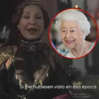 Foto de la Reina Isabel II a propósito de las burlas que se hicieron sobre Amparo Grisales.