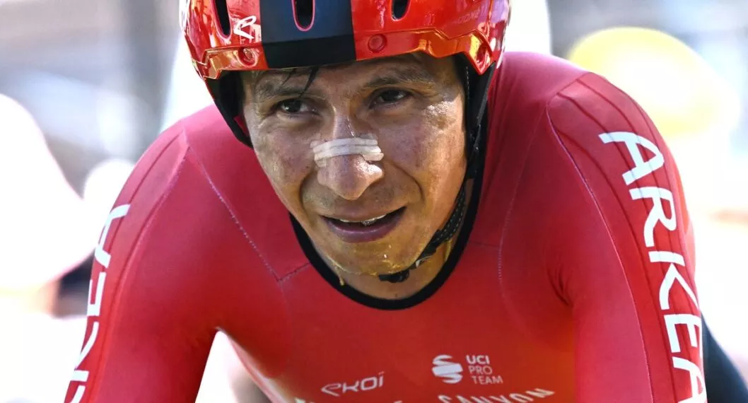 Nairo Quintana, extrañado por el periodismo español en la Vuelta a España 2022.