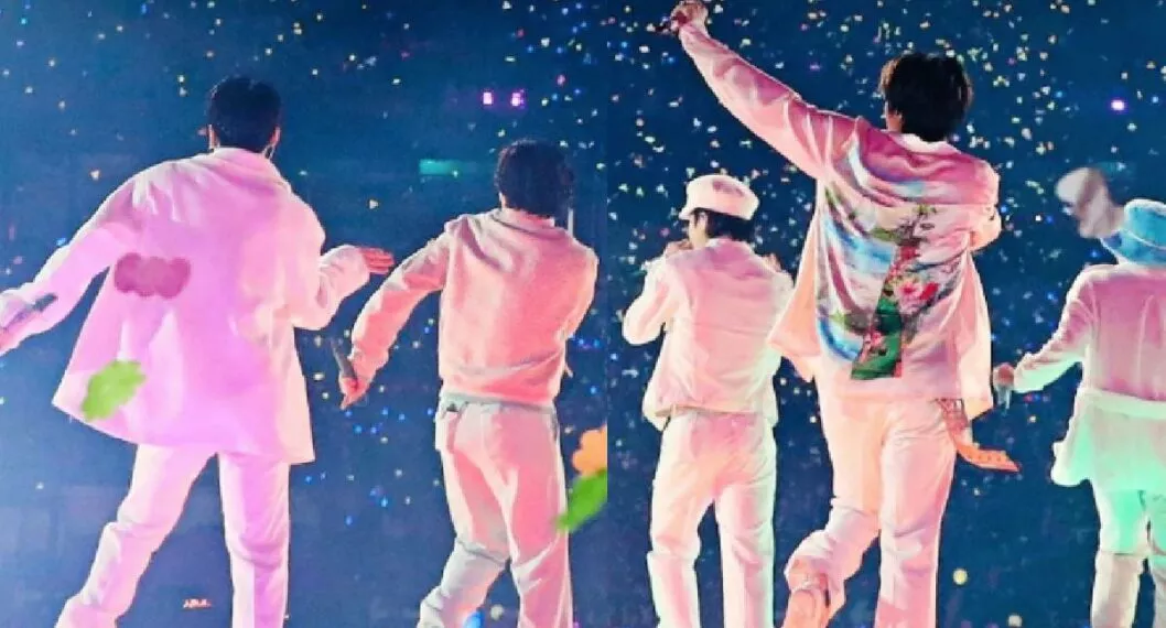 Foto de la banda BTS a propósito del estreno de su concierto en Disney Plus.