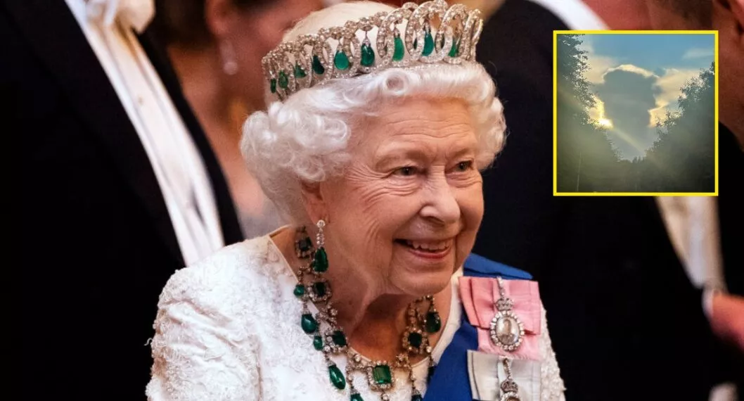 Británicos alucinan con la reina Isabel II: fotografiaron nube con forma de la monarca