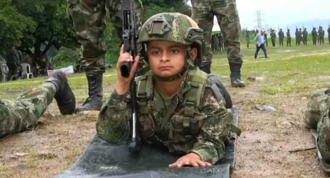 Óscar Henao, el soldado más pequeño de Colombia