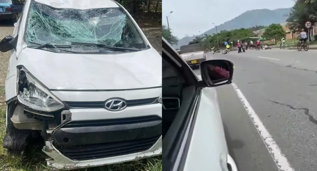 Las autoridades trabajan en la identificación del conductor del vehículo que atropelló a seis ciclistas en la vía entre Copacabana y Girardota.