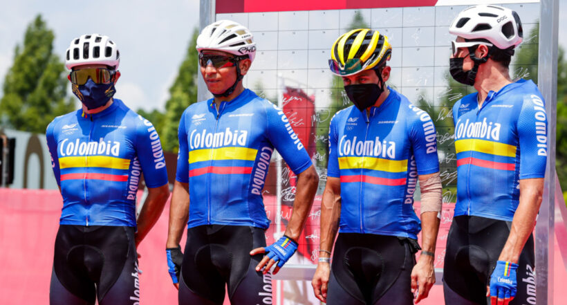 Imagen de referencia a propósito del equipo que tendrá Colombia en el Mundial de Ciclismo de 2022.