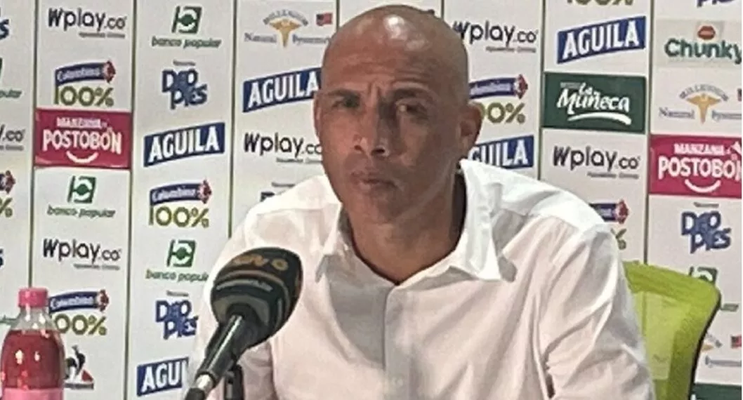 Mayer Candelo, técnico del Deportivo Cali.