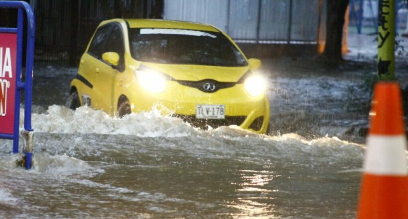 Imagen de inundaciones a propósito que en Valledupar el fenómeno de La Niña iría hasta febrero de 2023