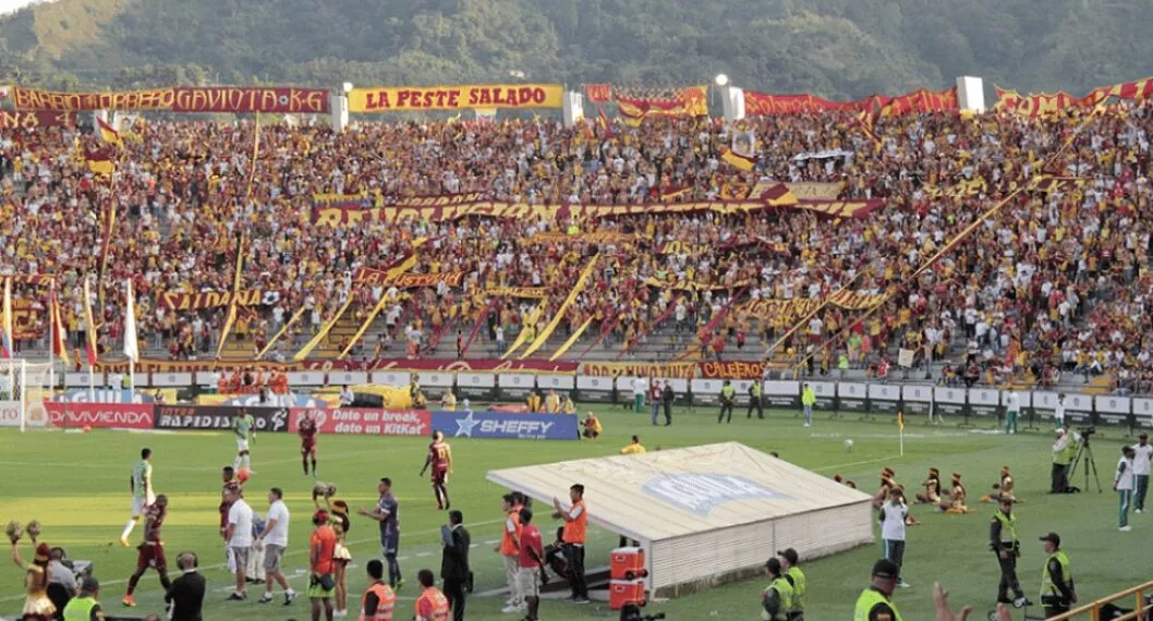 Imagen del estadio de Tolima, a propósito que hace un bingo para que hincas vayan al estadio contra Once Caldas