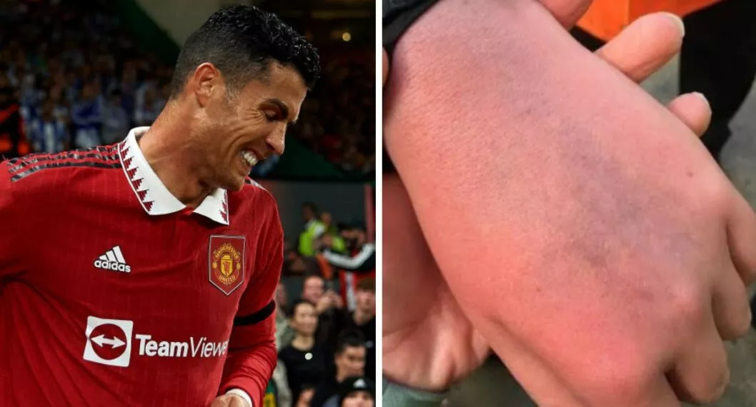 Imagen de Cristiano Ronaldo que sería demandado por la madre del niño autista al que golpeó