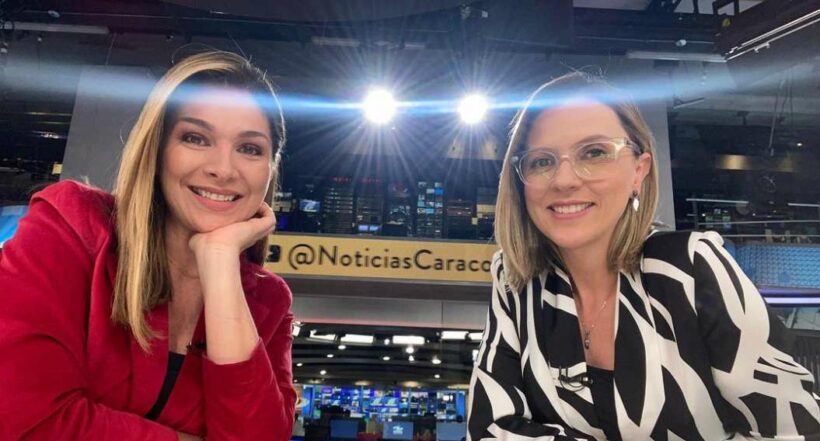Foto de Ana Milena Gutiérrez y Catalina Gómez, en nota de Noticias Caracol: presentadora Ana Milena Gutiérrez y cómo apoya emprendimientos.
