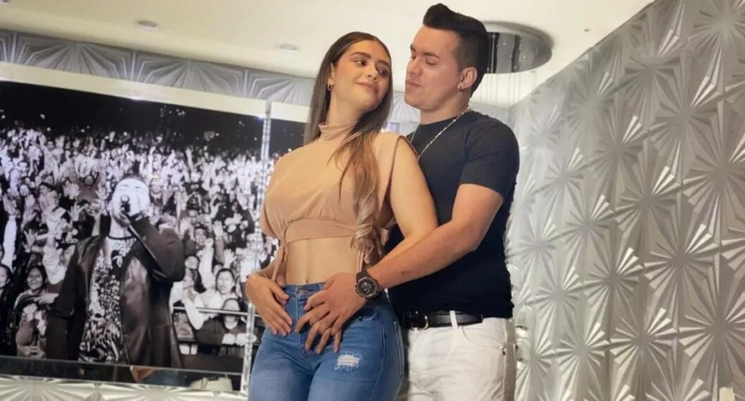 Foto del cantante de Yeison Jiménez y su esposa, Sonia Restrepo.