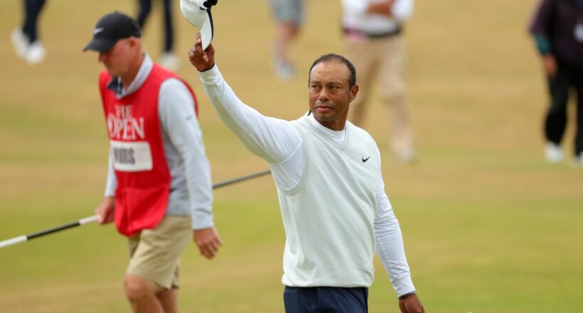 Imagen de Tiger Woods apropósito que pagaron millones de dólares en subasta por su objetos de golf