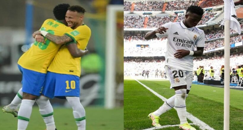 Imagen de Vinicius Junior, ya que fue defendido por Neymar y Pelé por gente que le dijo mono