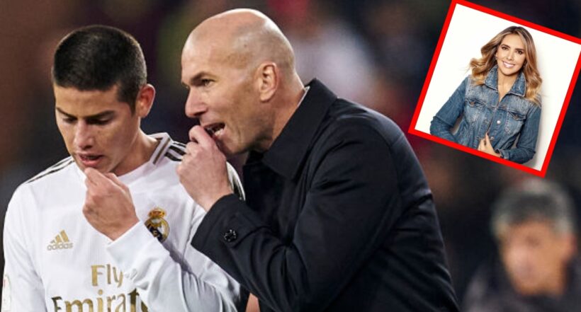 Lluvia de críticas a Mónica Rodríguez por comentario sobre James y Zinedine Zidane