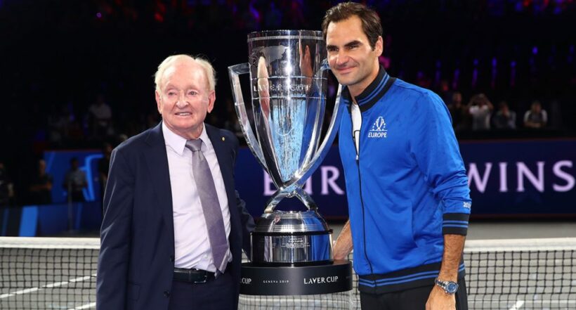 Imagen del útlimos campeón de la Laver Cup, a propósito que Roger Federer, Rafael Nadal y Novak Djokovic comparten equipo