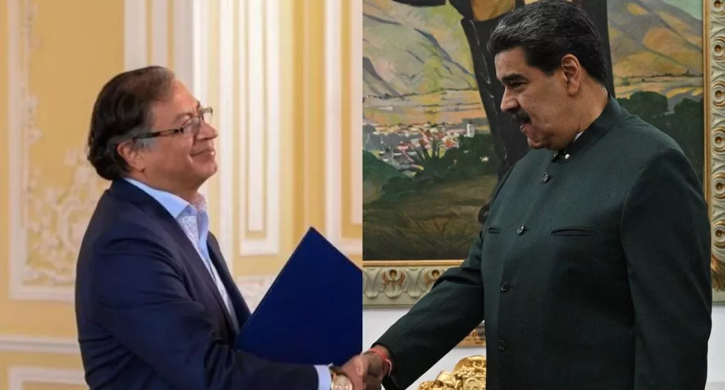 Gustavo Petro y Nicolás Maduro, presidentes de Colombia y Venezuela que podrían tener su primer encuentro bilateral.