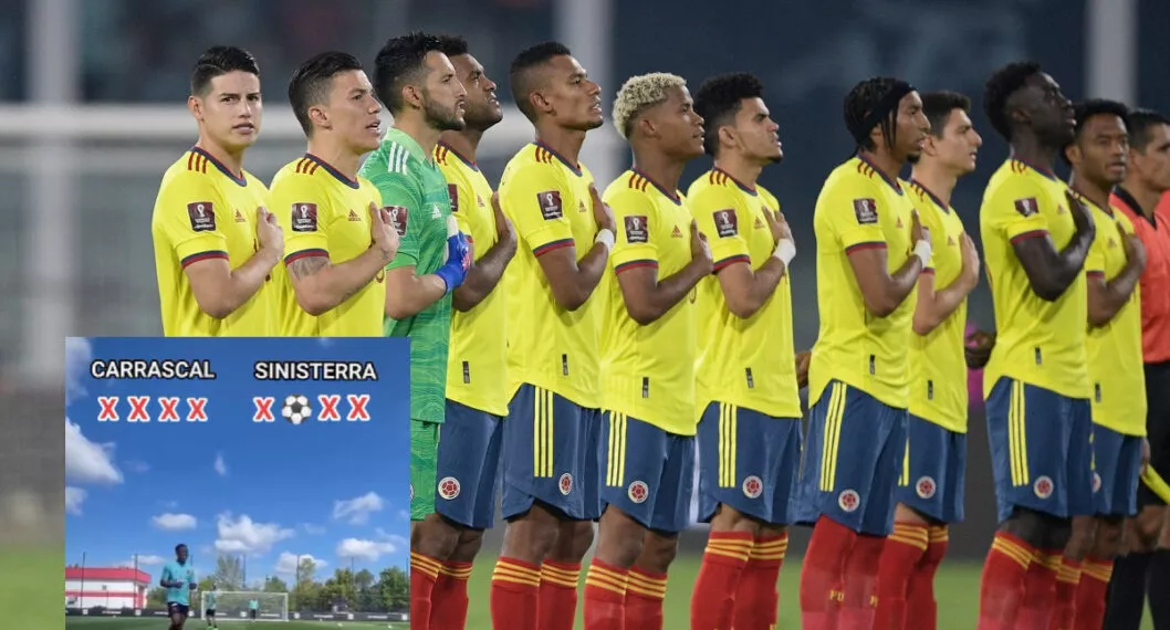 TikTok de Selección Colombia muestra pobre puntería de dos jugadores