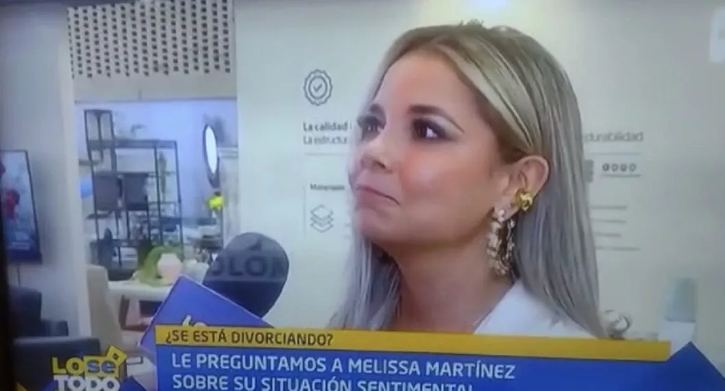 Melissa Martínez se enojó con reportero que le preguntó por Matías Mier